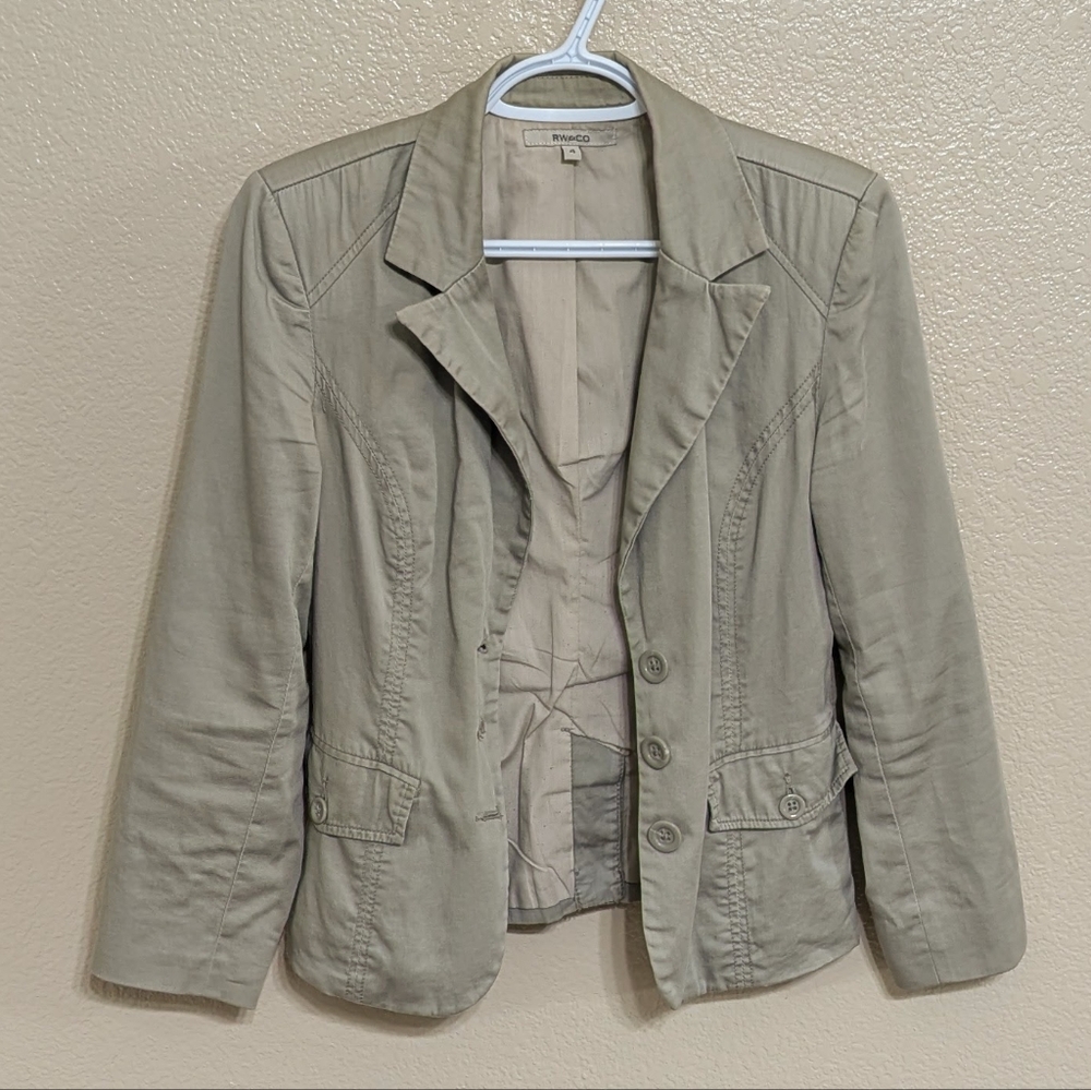 RW&CO. Women's Beige Blazer
